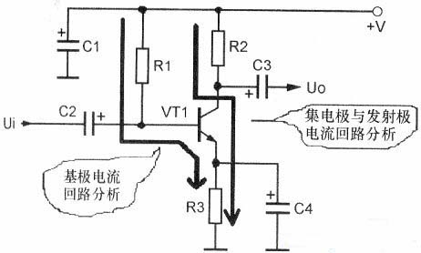 三極管直流電路，三極管交流電路