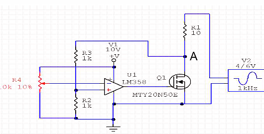 直流電子負(fù)載電路