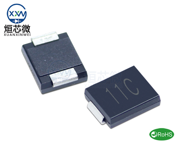 1.5SMC11CA參數(shù),TVS二極管1.5SMC11CA瞬態(tài)抑制二極管